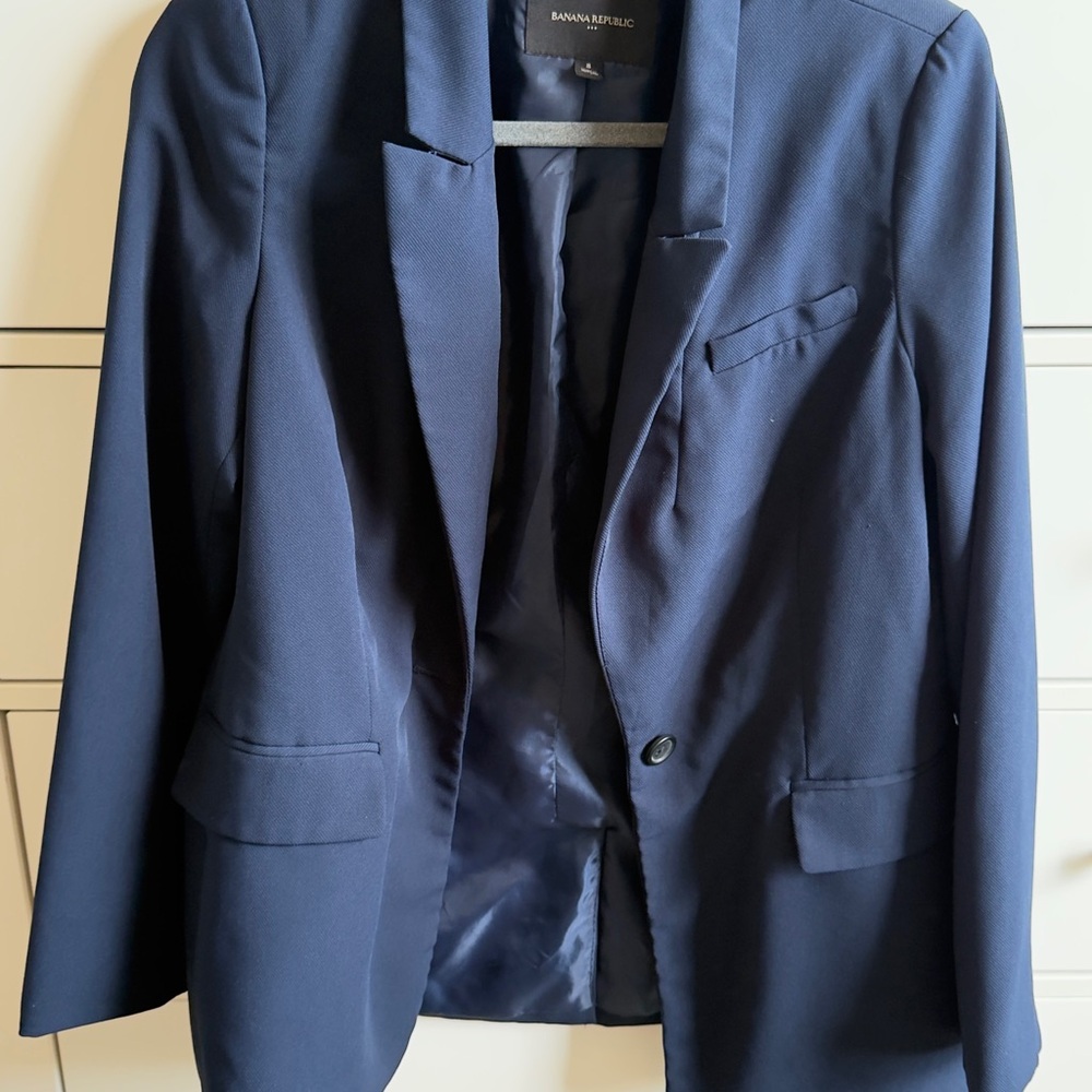 Banana Republic Navy Blazer